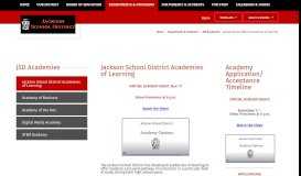 
							         JSD Academies / Jackson School District Academies of Learning								  
							    