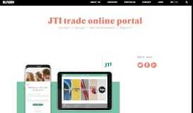 
							         JTI trade online portal - BLITZEN								  
							    