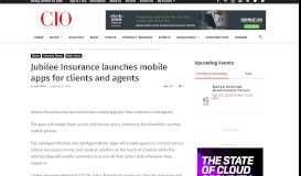 
							         Jubilee Insurance launches mobile apps for clients and agents | CIO ...								  
							    