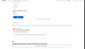 
							         Judge Rotenberg Center Employee Reviews in ... - Indeed								  
							    