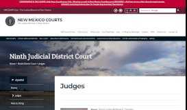 
							         Judges - NM Courts Home								  
							    