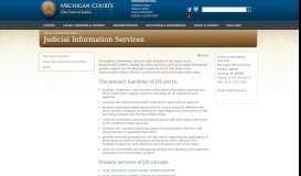 
							         Judicial Information Services - Michigan Courts								  
							    