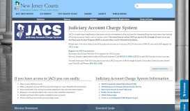 
							         Judiciary Account Charge System (JACS) - NJ Courts								  
							    