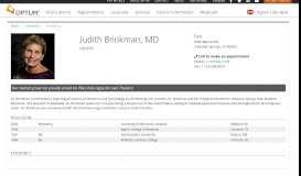 
							         Judith Brinkman, MD | DaVita Medical Group (CSHP) - CSHP.net								  
							    