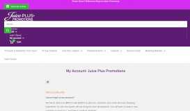 
							         Juice Plus Promotions-My Account - Juice Plus+ Promotions								  
							    