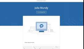 
							         Julia Mundy Client Portal | SimplePractice								  
							    