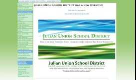 
							         Julian Union School District - Google Sites								  
							    