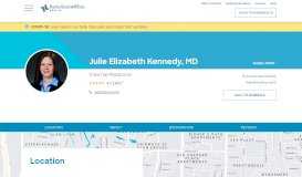 
							         Julie Elizabeth Kennedy, MD | Baylor Scott & White Health								  
							    