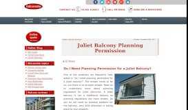 
							         Juliet Balcony Planning Permission - Glass Balustrades Blog								  
							    