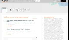 
							         Julius Berger Jobs and Vacancies in Nigeria June 2019 | MyJobMag								  
							    
