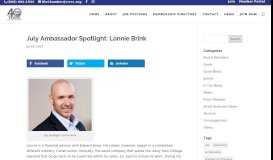 
							         July Ambassador Spotlight: Lonnie Brink - Rio Rancho Regional ...								  
							    