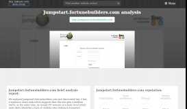 
							         Jumpstart Fortune Builders. Login | FortuneBuilders Jumpstart								  
							    