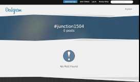 
							         #junction1504 - Hash Tags - Deskgram								  
							    