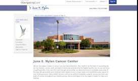 
							         June E. Nylen Cancer Center - Navigating Care								  
							    