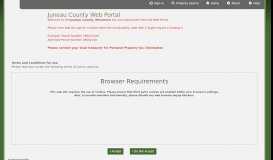 
							         Juneau County Web Portal								  
							    