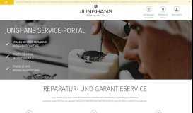 
							         Junghans Online-Service-Portal								  
							    