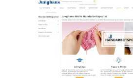 
							         Junghans-Wolle Handarbeitsportal - Allgemein								  
							    