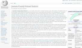 
							         Juniata County School District - Wikipedia								  
							    