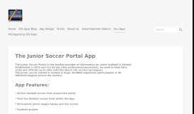 
							         Junior Soccer Portal - iOS Apple Apps								  
							    
