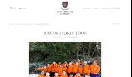 
							         Junior Sports' Tour - Westholme School								  
							    