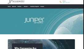 
							         Juniper Networks - Securematics								  
							    