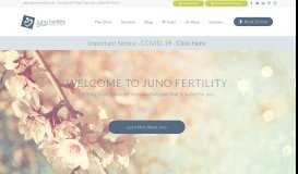 
							         Juno Fertility: Home								  
							    