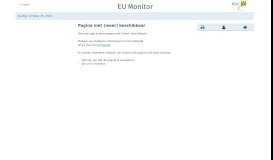 
							         Jurists/Linguists Group, Brussels - EU monitor								  
							    