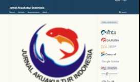 
							         Jurnal Akuakultur Indonesia - Journal IPB								  
							    