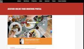 
							         JUSFOOD Online Food Ordering Portal - Nscript web studios								  
							    