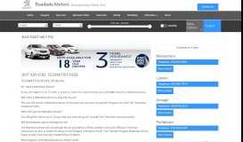 
							         Just Add Fuel FAQ | New and Used Car Dealer, Northern Ireland ...								  
							    