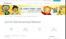 
							         Just for Kids Streaming Collection | Infobase								  
							    