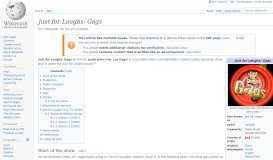 
							         Just for Laughs: Gags - Wikipedia								  
							    