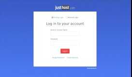 
							         Just Host cPanel account.								  
							    