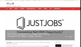 
							         Just Jobs Launches a Unique Job Portal Designed for Blue Collar Sector								  
							    