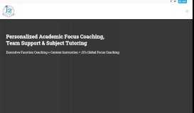 
							         Just2 Tutoring: Academic Focus Coaching & Subject Tutoring								  
							    