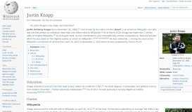 
							         Justin Knapp - Wikipedia								  
							    