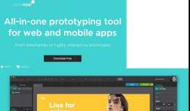 
							         Justinmind: Free prototyping tool for web & mobile apps								  
							    