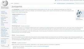 
							         Justizportal – Wikipedia								  
							    