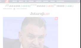 
							         Jutarnji List: Jutarnji.hr online portal								  
							    