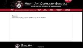 
							         JV FB @ Maryville, MO | Mount Ayr Community Schools District								  
							    
