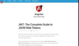 
							         JWT: The Complete Guide to JSON Web Tokens								  
							    