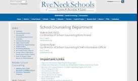 
							         K-12 School Counseling ... - Rye Neck School District Departments								  
							    