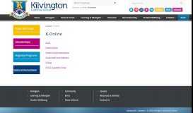 
							         K-Online - Kilvington Grammar School								  
							    