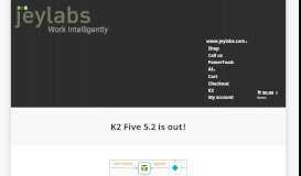 
							         K2 Five 5.2 is out! – Work Intelligently								  
							    