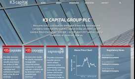 
							         K3 Capital Group plc - Business and company sales and brokerage								  
							    