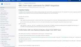 
							         K8S / helm basic commands for ONAP integration - Developer Wiki ...								  
							    