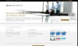 
							         KAB Partner Portal								  
							    