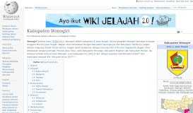 
							         Kabupaten Wonogiri - Wikipedia bahasa Indonesia, ensiklopedia bebas								  
							    