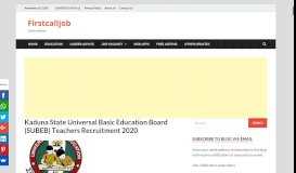
							         Kaduna State Universal Basic Education Board (SUBEB) Teachers ...								  
							    