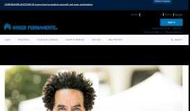 
							         Kaiser Permanente: Custom care & coverage just for you								  
							    